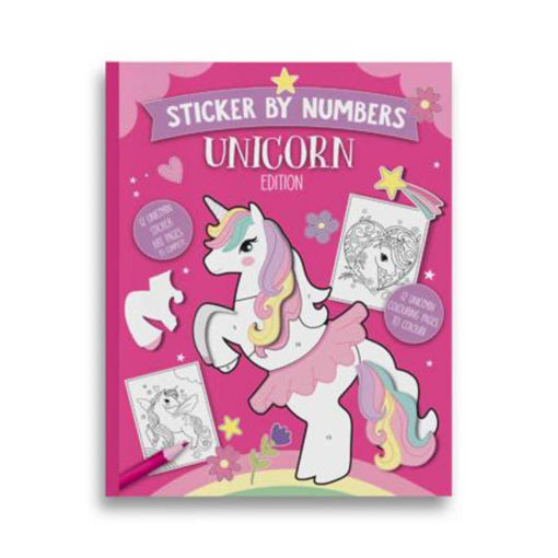Picture of STICKER BY NUMBER BOOK UNICORN